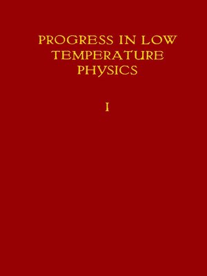 cover image of Progress in Low Temperature Physics